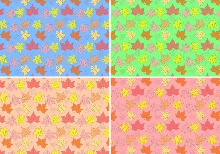 Background from autumn leaves