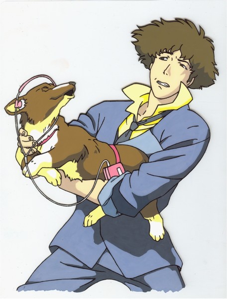 Cowboy Bebop Fan Cel: Spike & Ein