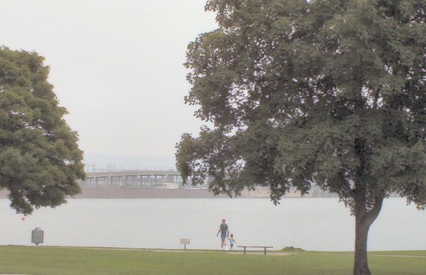 A walk on the lake