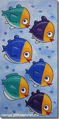 A School of Happy Fish