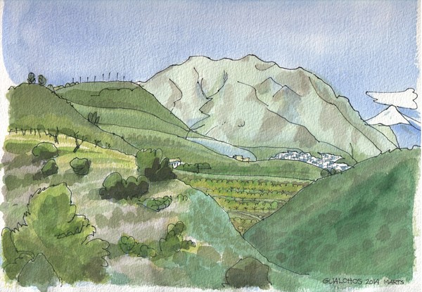 View to Ludja and Sierre Nevada