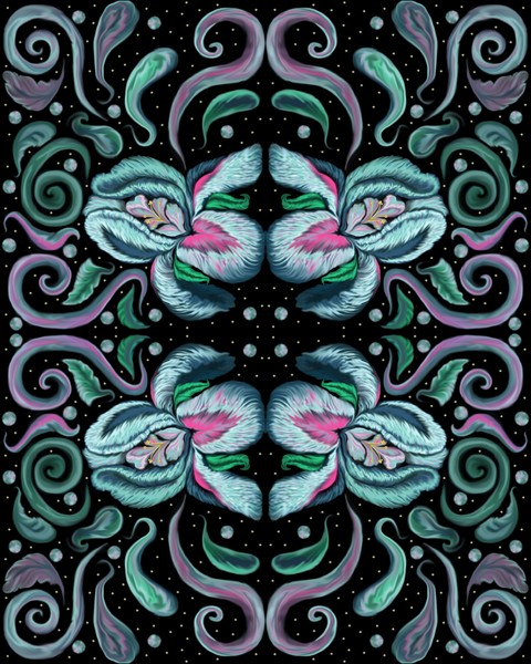wild flower pattern