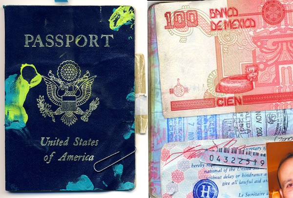 ARTISTS PASSPORT... a messy one mind you