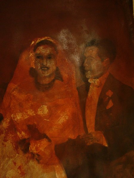 aged painting