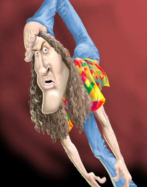 Weird Al Yankovic caricature