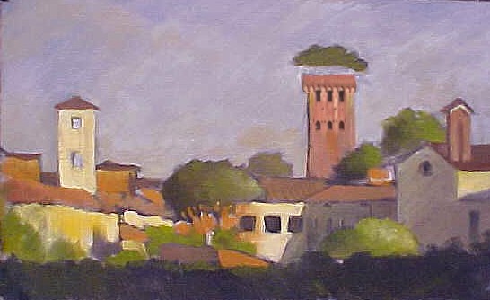 Morning View of Lucca