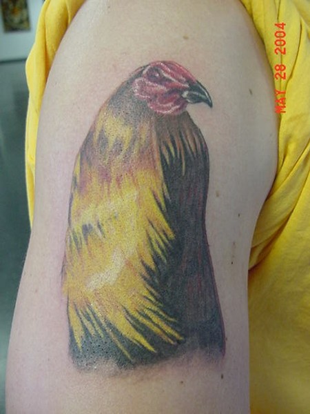 Fighting Cock Tattoo by Eric Ray  ArtWantedcom