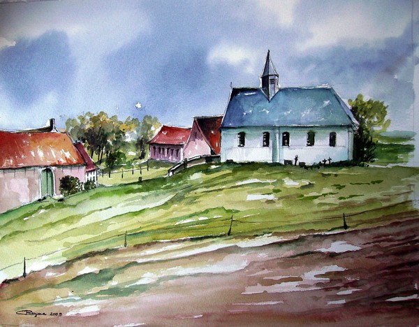 View on the Flemish Ardennes