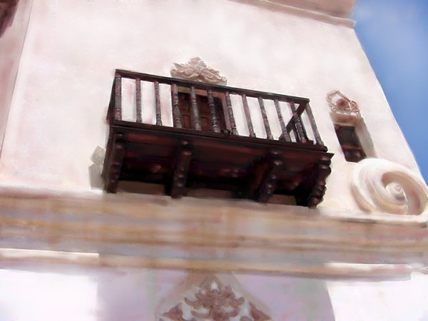  San Xavier del Bac Mission pastel
