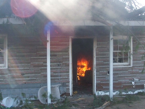 Face in the fire