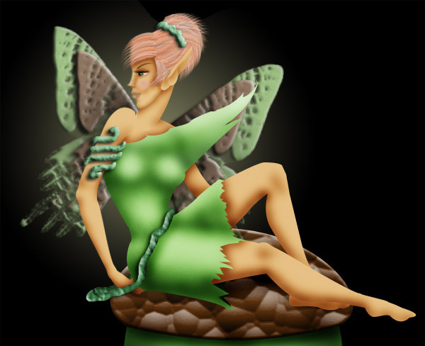 Green Butterfly Fairy