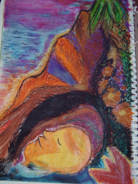 my version of one of odilon redon's work