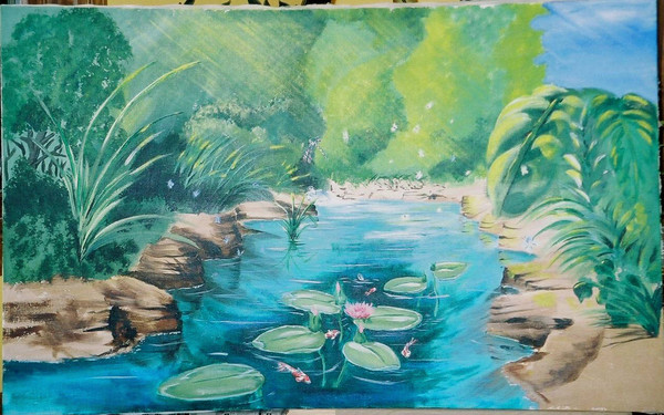 morning on the pond