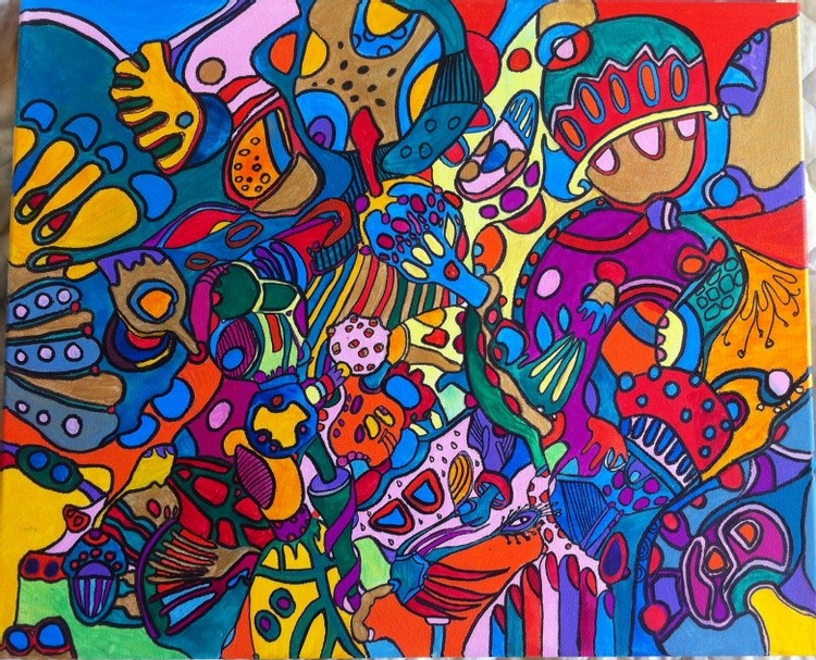 (sold) Futura 50'60*2cm, 2018