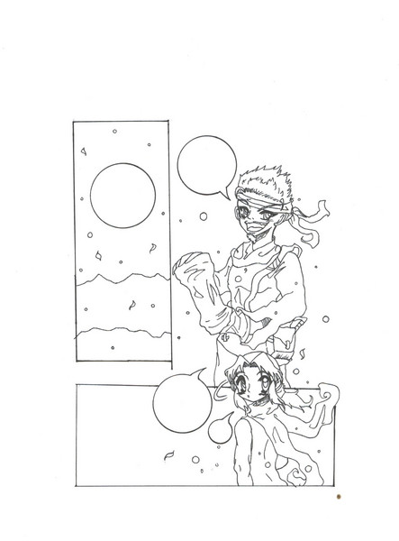 Manga page one