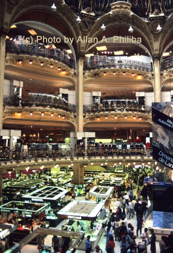 Inside Gallery Lafayette