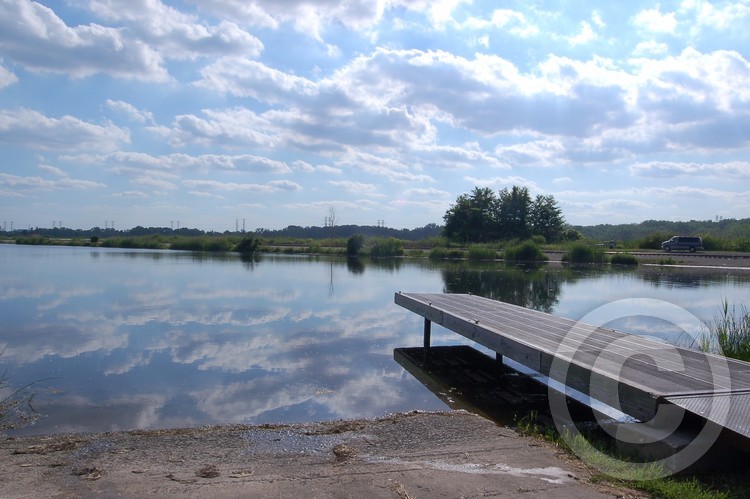 Clouds Reflected in Wolf Lake Photo