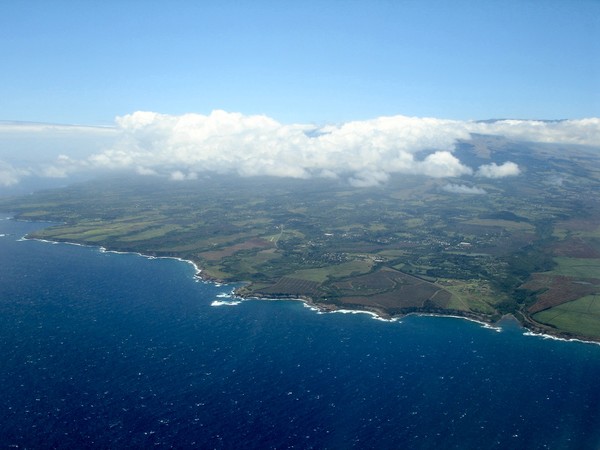 Aerial Maui Haiku
