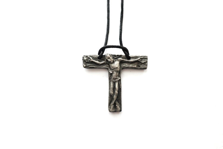 Tau Cross Pendant Silver Mirek Gomolka Art 
