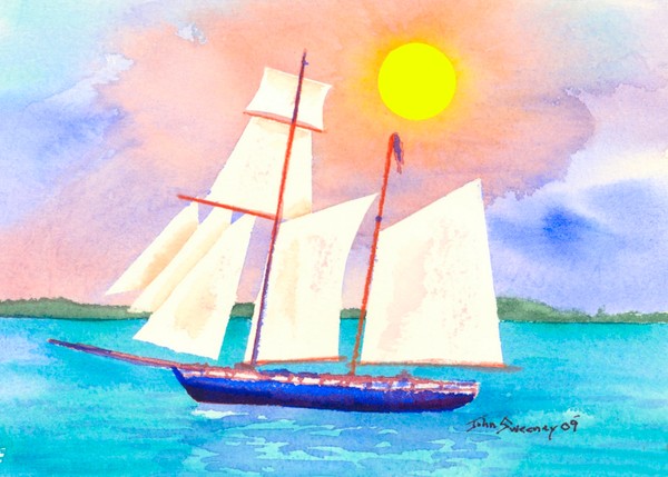 Tall Ship Sunset