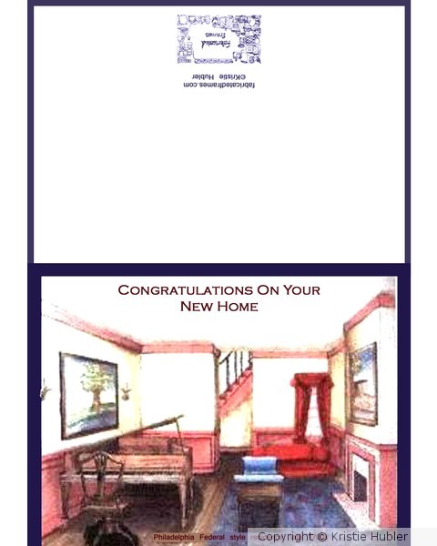 Congratulations On Your New Home card with Federal