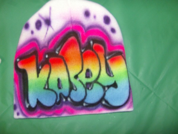 airbrush winter hat for kasey