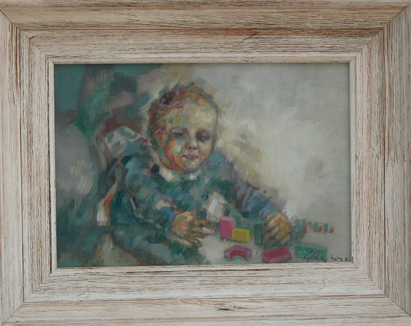 Little boy playing