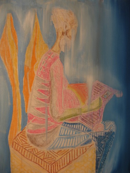 Mother and scroll