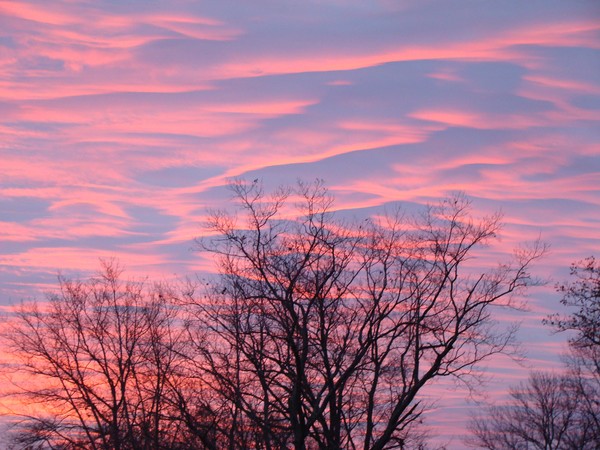 sunset in NY
