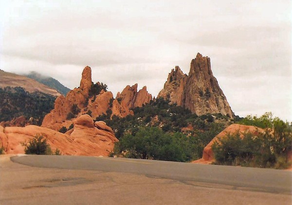 Rock formation at Garden of the Gods 