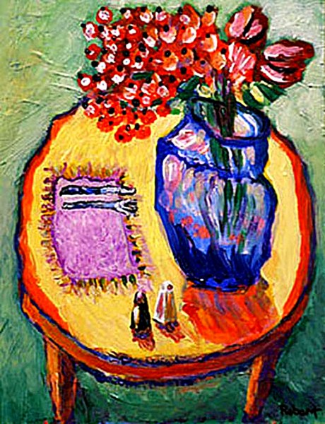 Blue Vase still life #1