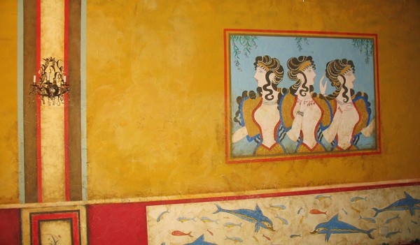 Mural - Border and Stripes on Plaster