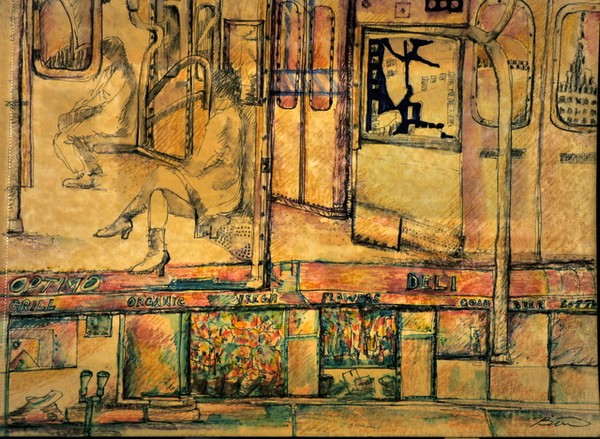 Subway above the Deli
