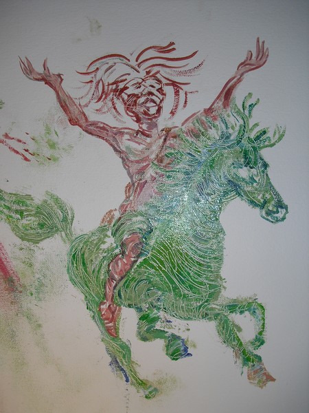 Green Horse    16 x20