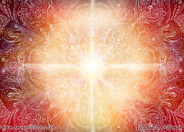 H074MandalaOrangeBright 5x7