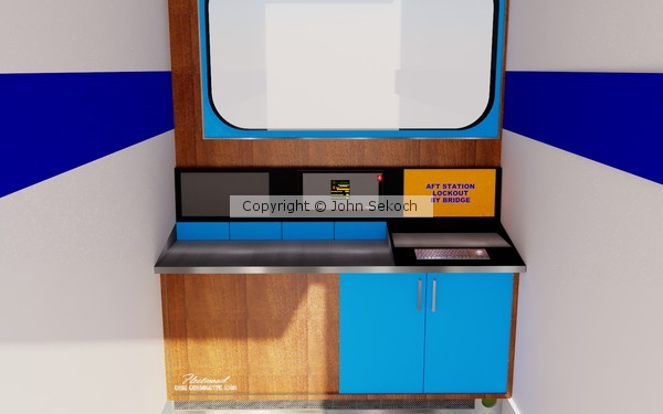 Aft minelayer console Starduster II CTV1