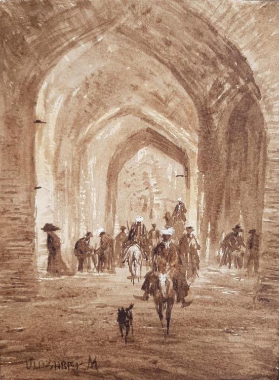 In the covered market