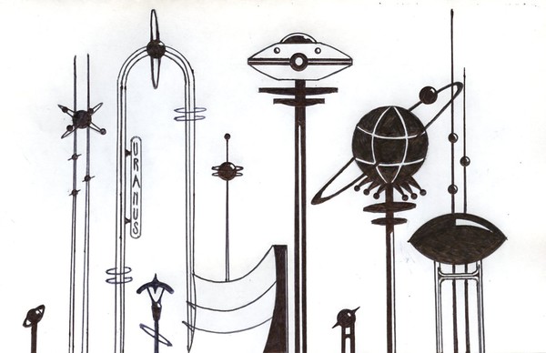 Stratosphärische Baukunst (zehn)
