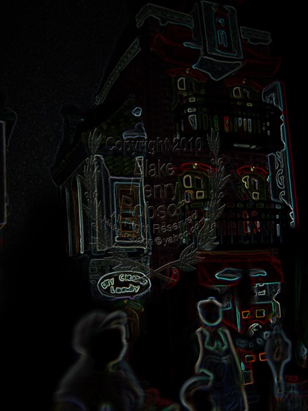 Department 56 Christmas Village Digital Art