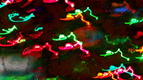 bright lights abstract digital art