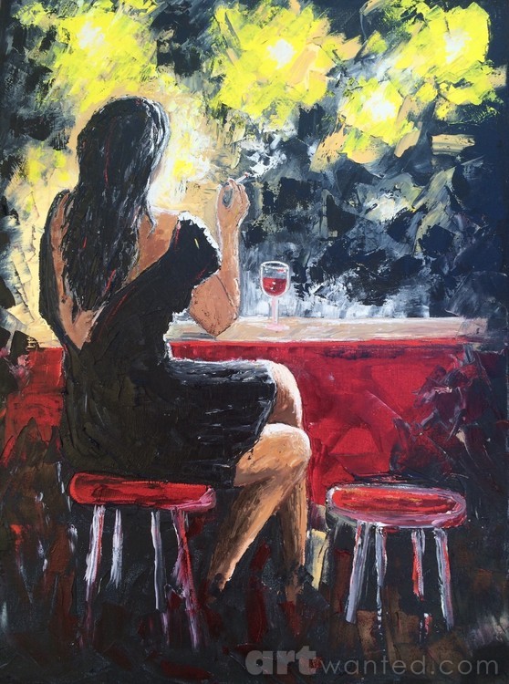Evening alone 