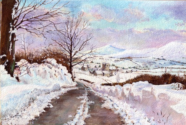Winter view, Warcop, Eden Valley, Cumbria