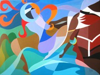 The Amazon Warrior And The Indian