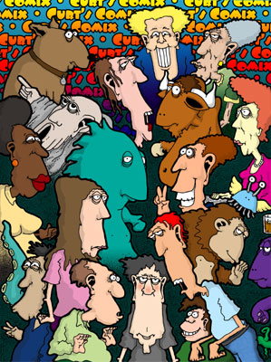 Curt's Comix Characters