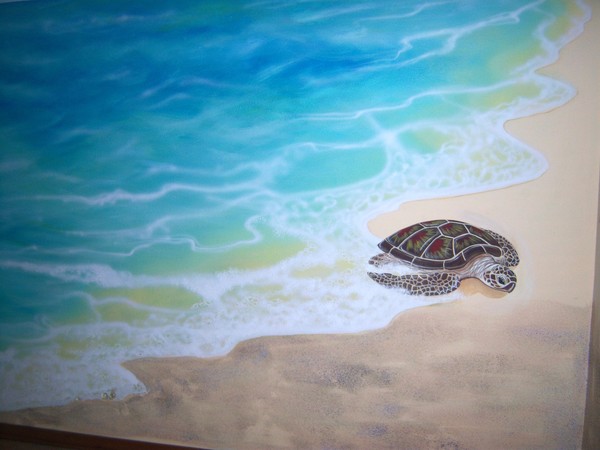 turtle on beach