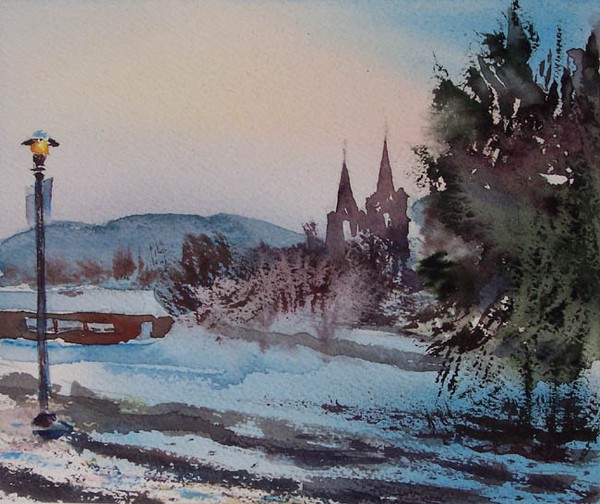 December morning in Lock Haven.
