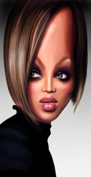 Tyra Banks Caricature