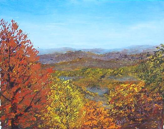 Blazing Blue Ridge