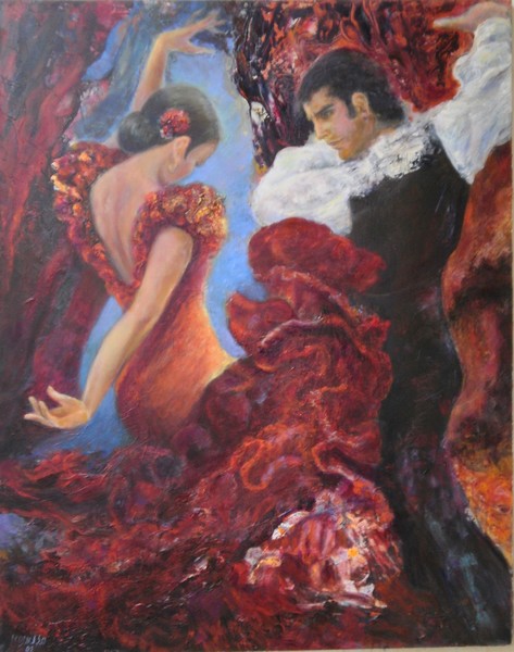 Flamenco couple