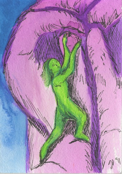 The climb